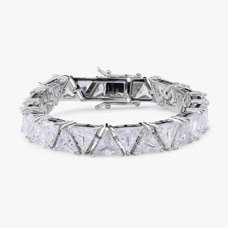 Huge Savings On Timeless Jewelry Collections Moissanite Triangle Bracelet