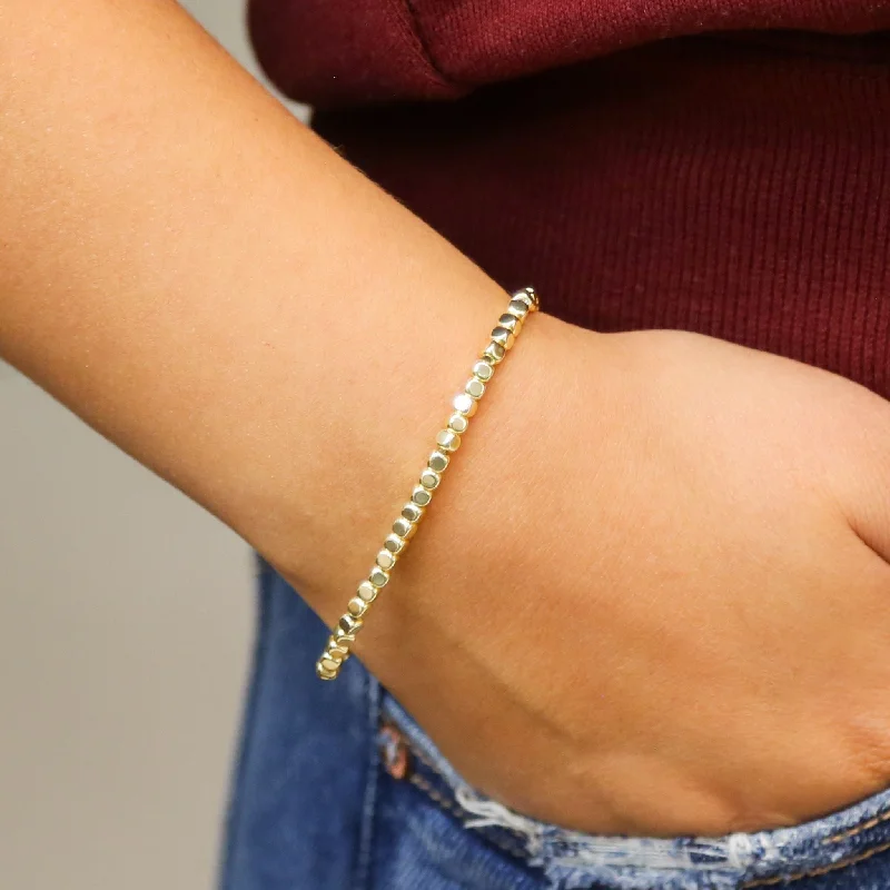 Unmissable Jewelry Sale – Shop Before It's Too Late Monroe - Gold Beaded Accent Bracelet