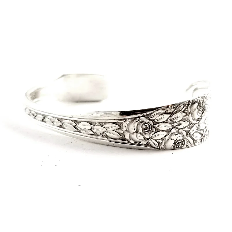 Exclusive Jewelry Sale – Grab Timeless Pieces Now National Rose & Leaf Spoon Cuff Bracelet