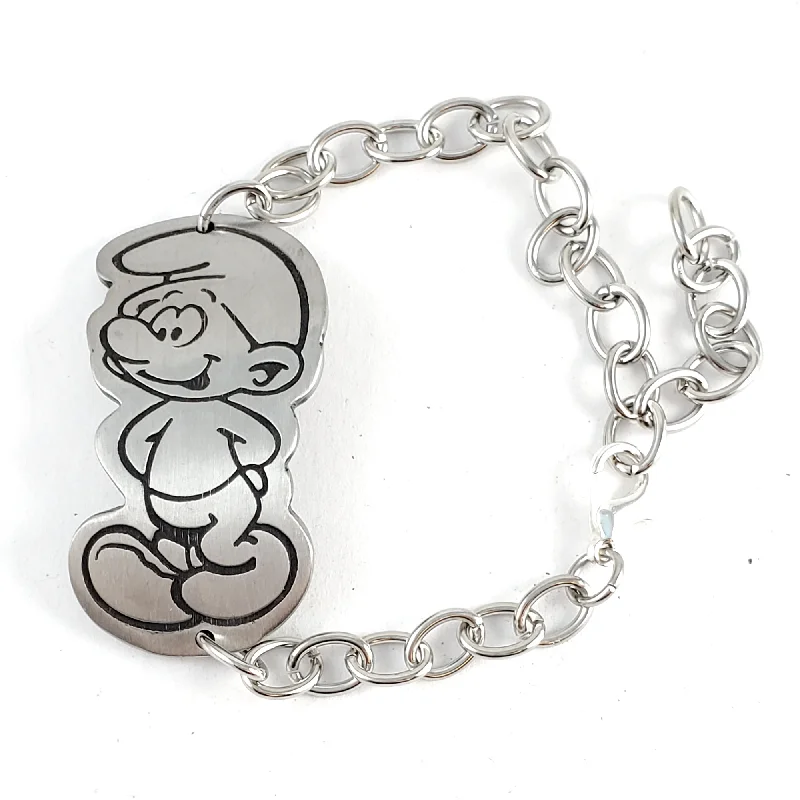 Must-Have Jewelry At Unbelievable Discounts Peyo Smurfs Stainless Steel Spoon Bracelet