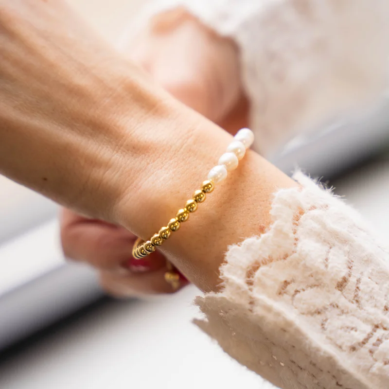 Exclusive Jewelry Sale – Grab Timeless Pieces Now REBA - 18K Gold Plated with Freshwater Pearls