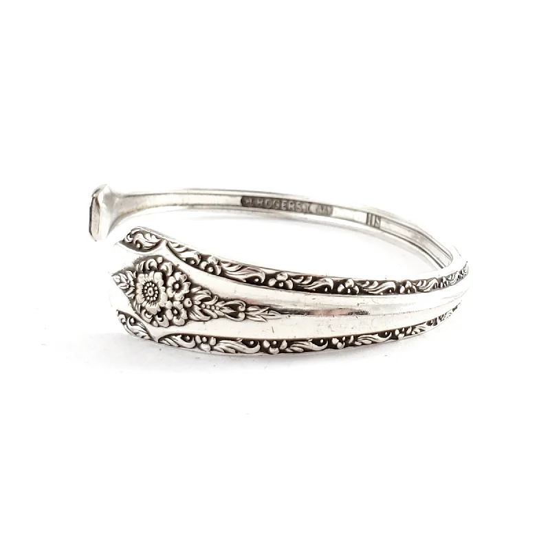Jewelry Clearance – Final Chance To Save Big Rogers Elegance Floral Spoon Cuff Bracelet