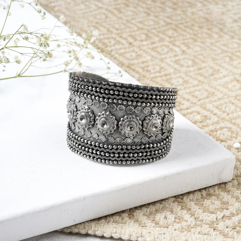 Exclusive Jewelry Offers – Sparkle For Less Teejh Aadhiya Silver Oxidised Bracelet