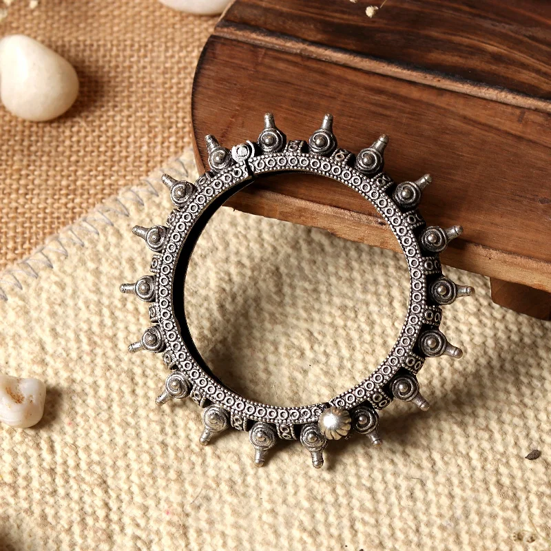 Limited-Stock Jewelry Sale – Once It's Gone, It's Gone Teejh Reja Silver Oxidised Bangles