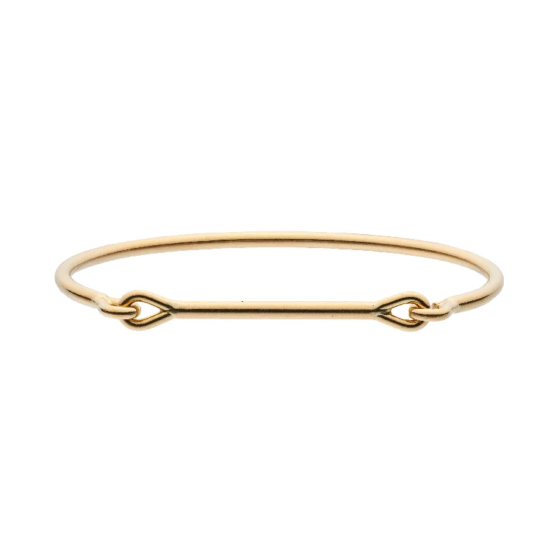 The Jewelry Sale You've Been Waiting For Is Here Tura Sugden 18k Yellow Gold Needle Eye Heavy Top Cuff Bracelet