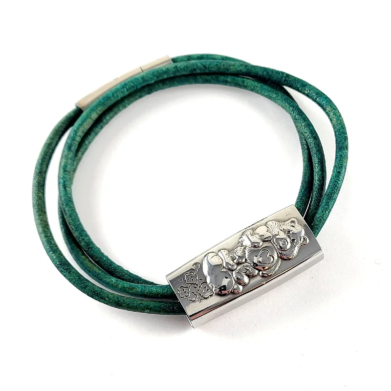 Jewelry Flash Sale – Stylish Designs At Unbeatable Rates Limited Release! Vintage Care Bear Stainless Steel Convertible Bracelet-Necklace