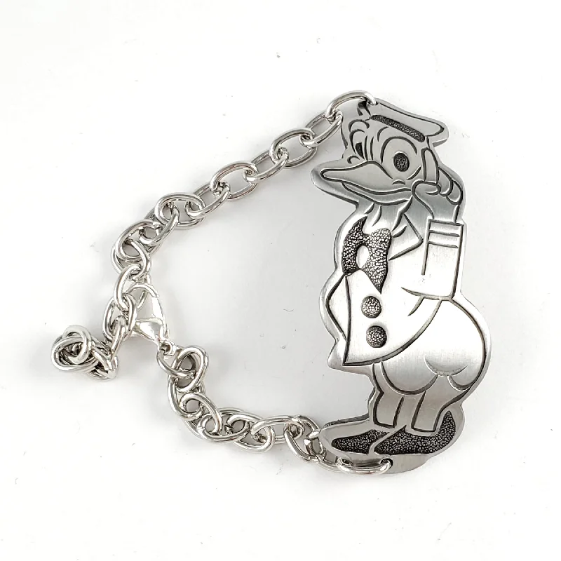 Affordable Luxury Jewelry – Style At A Great Price Vintage Donald Duck Stainless Steel Spoon Bracelet