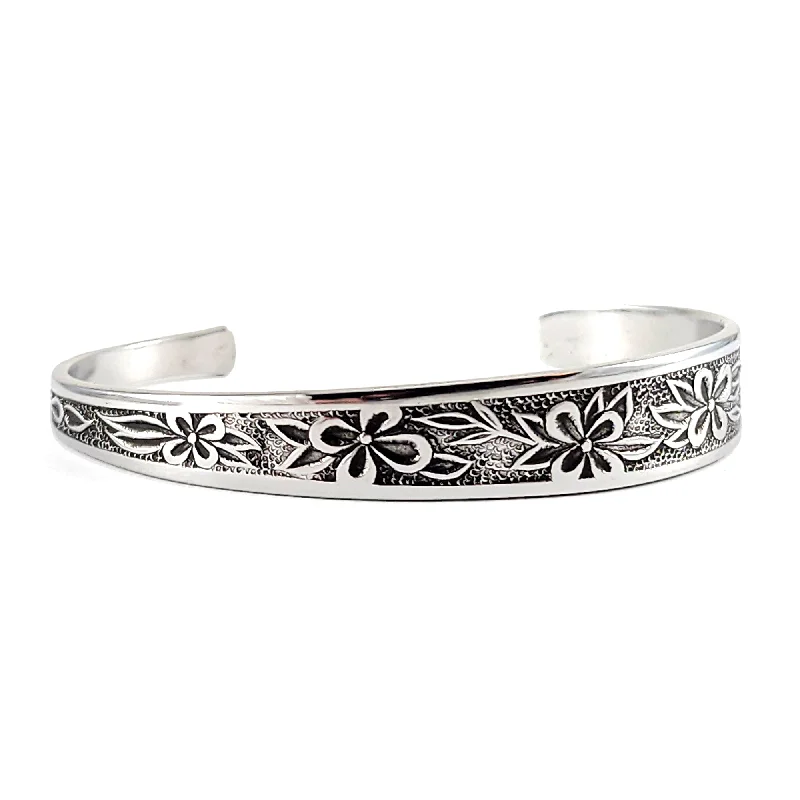 Unbeatable Offers On Luxury And Everyday Jewelry Vintage La Spana Floral Stainless Steel Spoon Cuff Bracelet