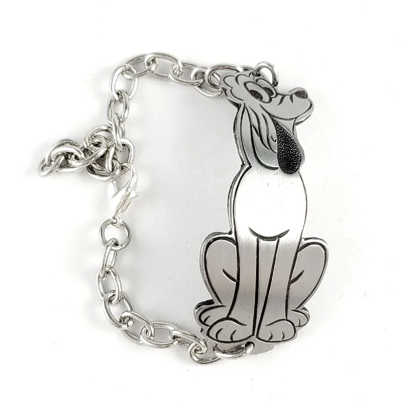 Seasonal Jewelry Clearance – Best Styles At The Lowest Prices Vintage Pluto the Pup Stainless Steel Spoon Bracelet