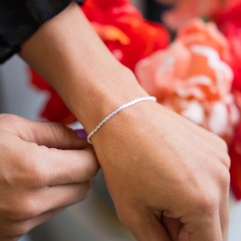 Versatile Layering Jewelry For Effortless Chic Waterfall - Sterling Silver Adjustable Bracelet