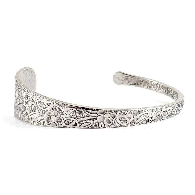 Upgrade Your Collection With Our Limited-Time Jewelry Sale Woodstock Stainless Steel Spoon Cuff Bracelet