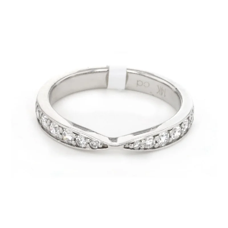 Grab Your Dream Jewelry At The Lowest Prices 0.45 ctw Diamond Contour Band