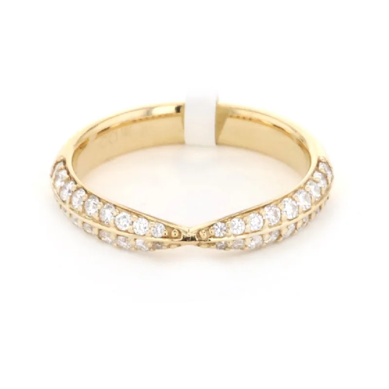 The Perfect Jewelry Piece At The Perfect Discount 0.52 ctw Diamond Contour Band
