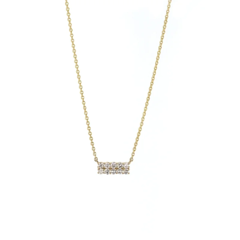 Sparkle For Less – Shop Jewelry Deals Now 0.65 ctw Diamond Bar Necklace