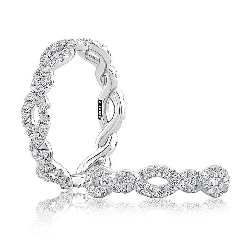 Luxury Jewelry Clearance – Shop Premium Styles Now 0.72 ctw Diamond Twist Eternity Band