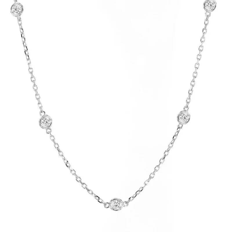 Affordable Elegance – Premium Jewelry At Special Prices 0.80 ctw Diamonds By The Yard Necklace