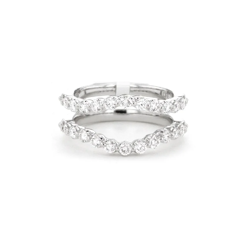 Customized Silver Jewelry For Unique Style 0.85 ctw Diamond Guard | M10266022