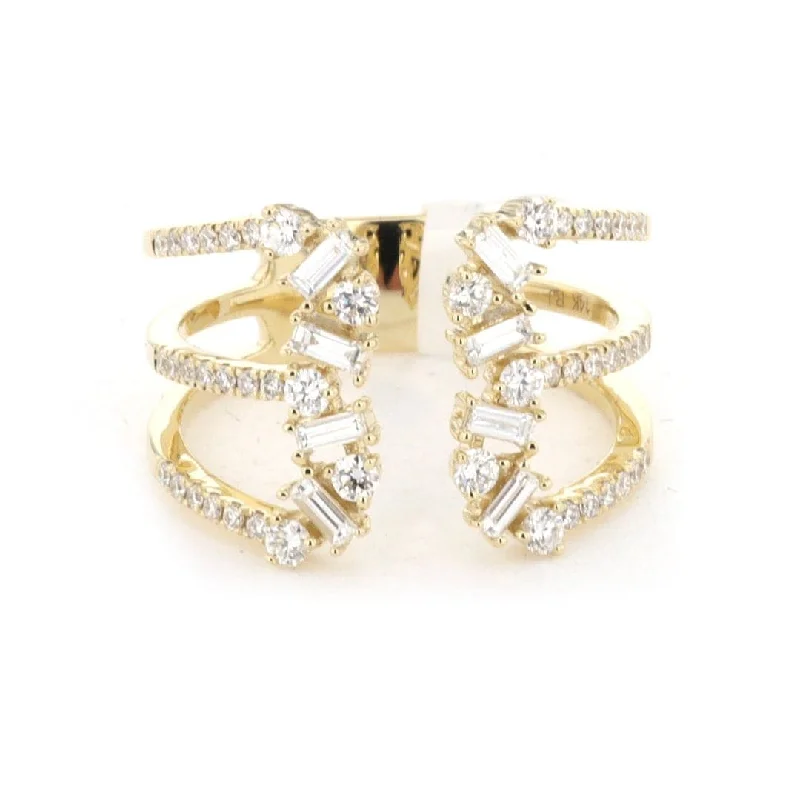 Exclusive Online Jewelry Sale – Don't Wait 3 Row Open Diamond Band | 0.70 ctw | M10278703