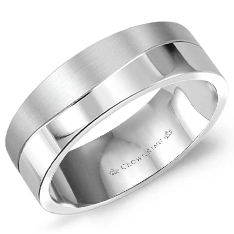 Sparkle On A Budget – Fine Jewelry For Less 8MM Half & Half Band