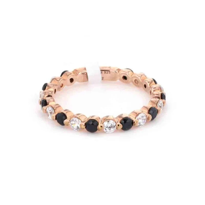 Upgrade Your Jewelry Collection For Less Black & White Diamond Band