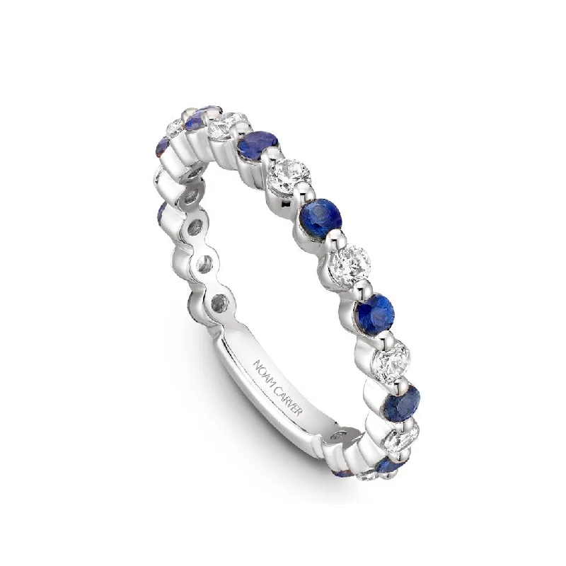 Jewelry Sale Bonanza – Grab Your Sparkle Now Blue Sapphire & Diamond Band