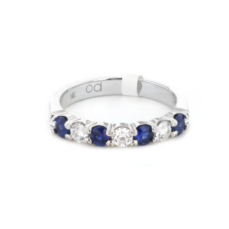 Unlock Unbeatable Jewelry Deals Before They’Re Gone Blue Sapphire & Diamond Band