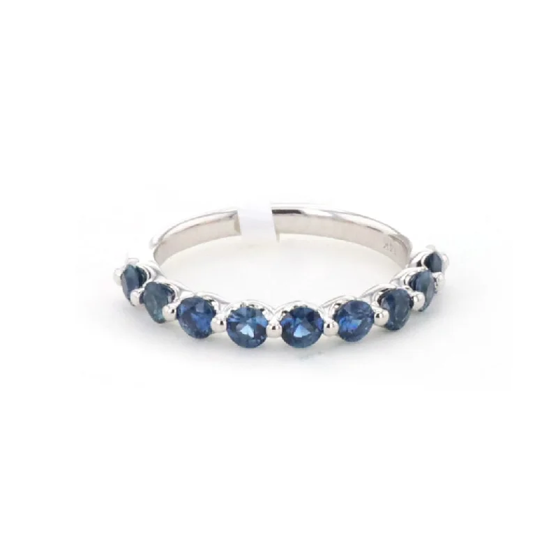 Upgrade Your Collection With Our Limited-Time Jewelry Sale Blue Sapphire & Diamond Band