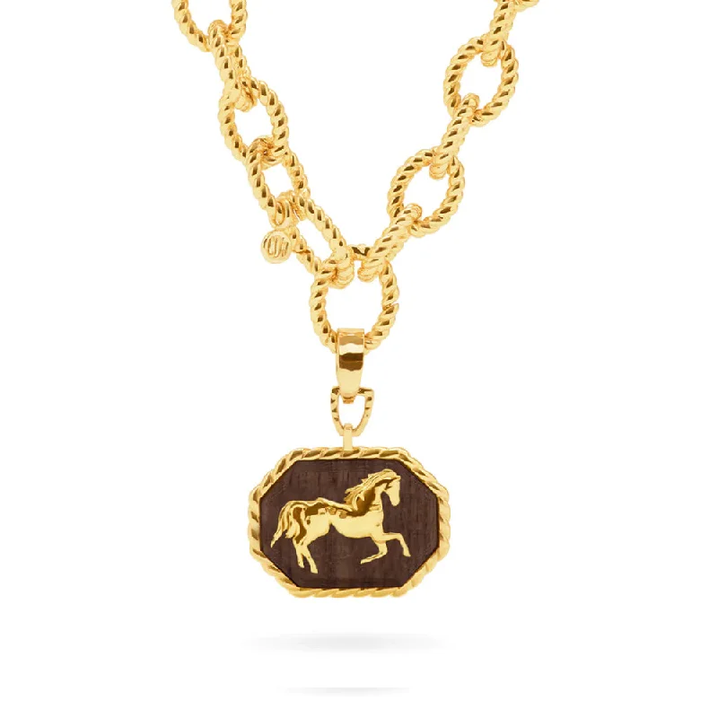 Luxury Meets Affordability – Jewelry Sale Live Now Capucine de Wulf Equestrian Pendant Necklace