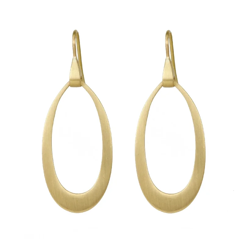 Timeless Jewelry, Timeless Savings – Don't Wait 20K Gold Oblong "Doorknocker" Earrings