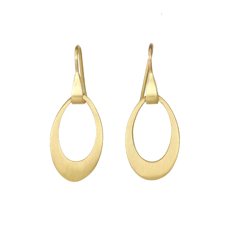 Affordable Elegance – Premium Jewelry At Special Prices 20K Gold Mini Pear-Shaped "Doorknocker" Earrings on Sculptural Ear Wires