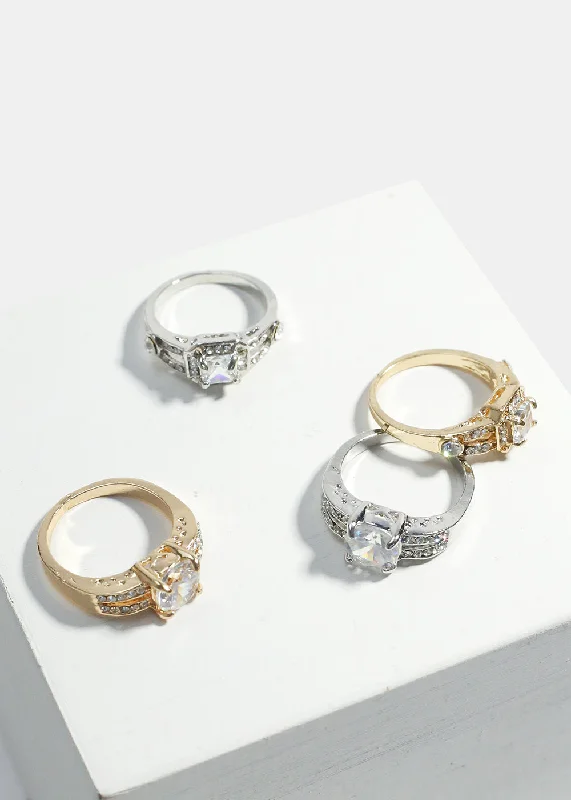 Shop Jewelry That Shines Without The High Price Classic Rhinestone Ring