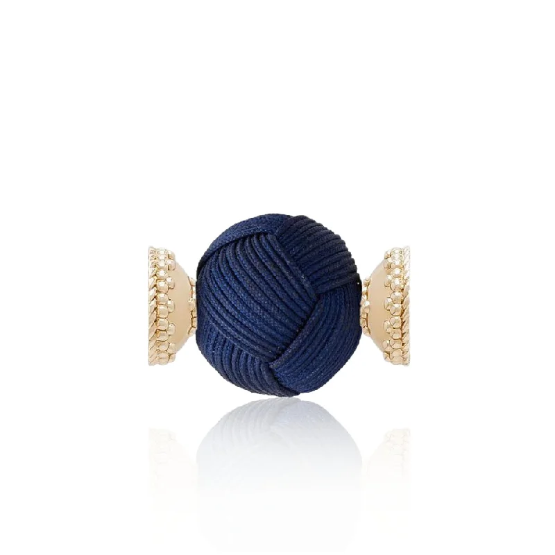 Best Jewelry Sale Prices – Limited-Time Offer Clara Williams Navy Woven Knot Centerpiece