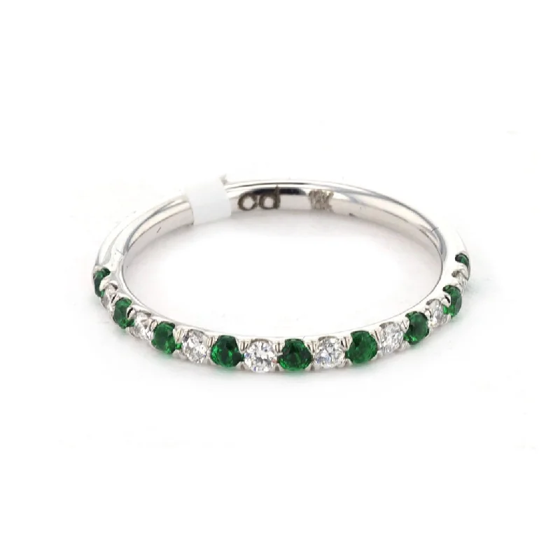 Premium Jewelry At Promotional Prices – Shine Today Tsavorite & Diamond Band