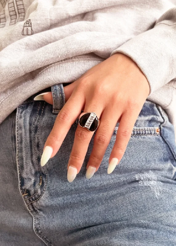 Once-A-Year Jewelry Sale – Grab Your Favorites Now Enamel & Gemstone Heart Ring