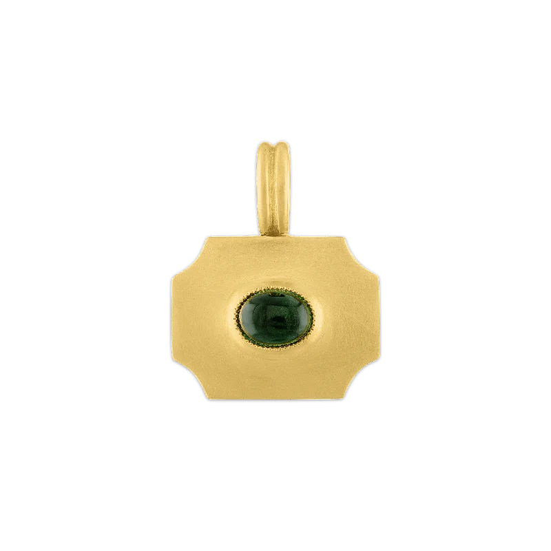 Exclusive Jewelry Sale – Grab Timeless Pieces Now Large Green Tourmaline Ode Pendant