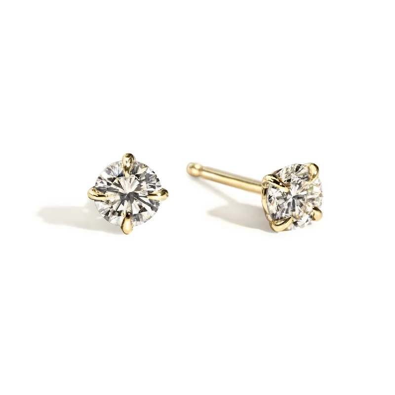 Exclusive Jewelry Sale – Grab Timeless Pieces Now Round 4-Prong Diamond Stud Mount