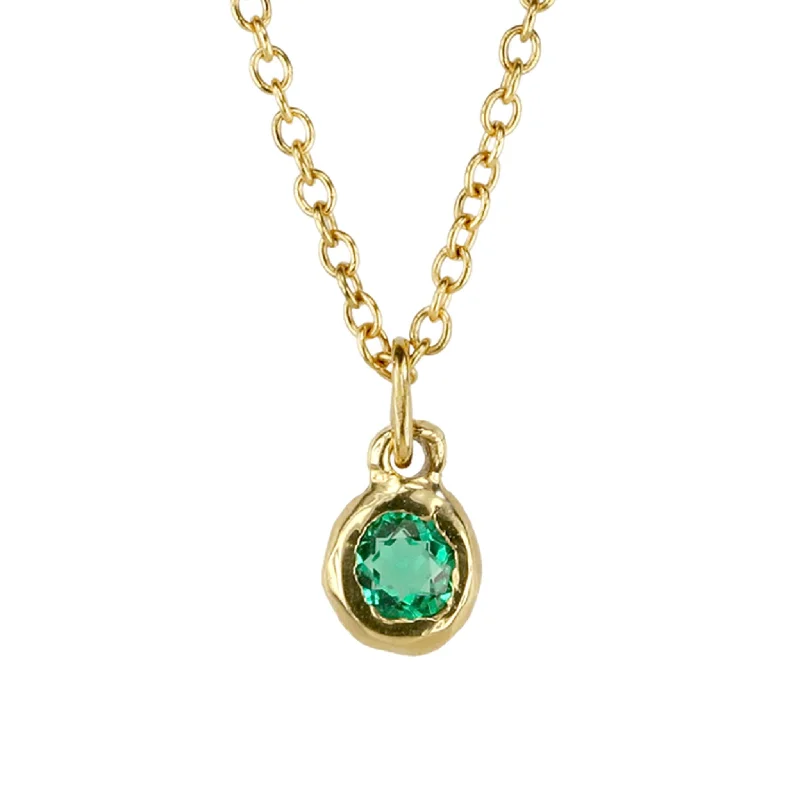 Best Jewelry Deals – Shop Premium Pieces At Great Prices 18K Gold Emerald Charm