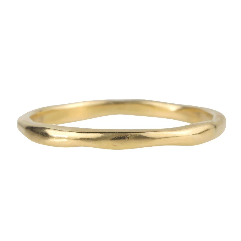 Exclusive Jewelry Markdowns – Limited-Time Offer 18K Gold Thinnest "Melt" Band