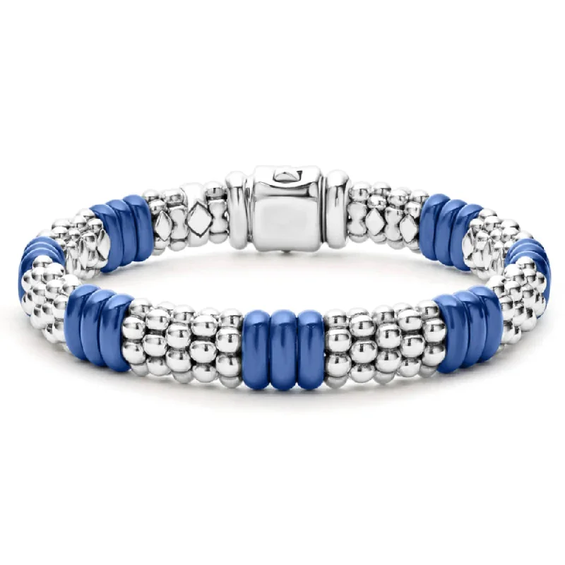 Limited-Stock Jewelry Sale – Once It's Gone, It's Gone Lagos Blue Caviar Ceramic Caviar Beaded Bracelet, 9mm