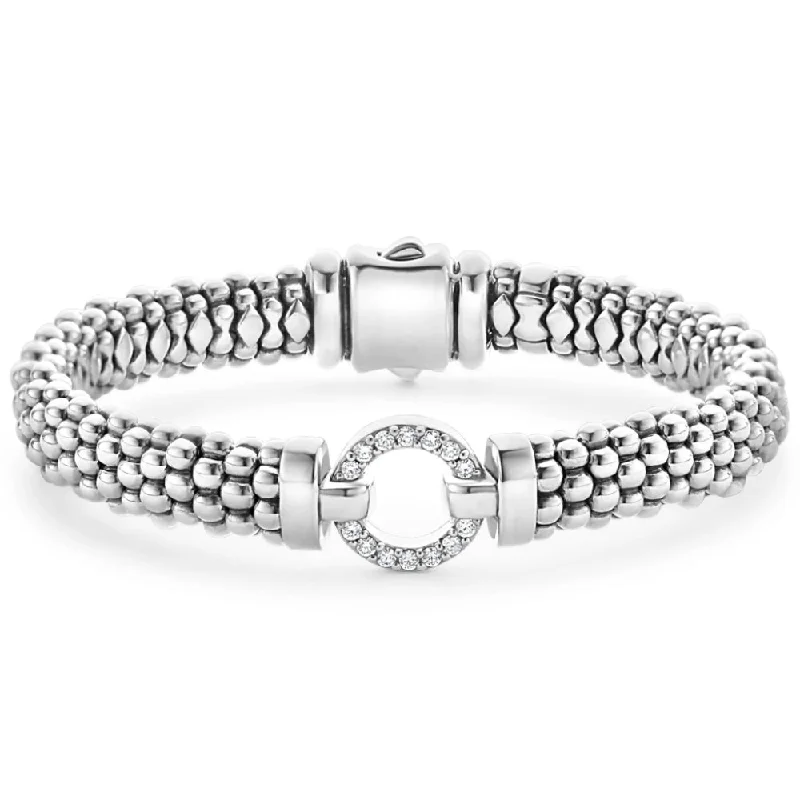 Limited-Time Offer On Premium Jewelry Collections Lagos Enso Diamond Circle Caviar Bracelet