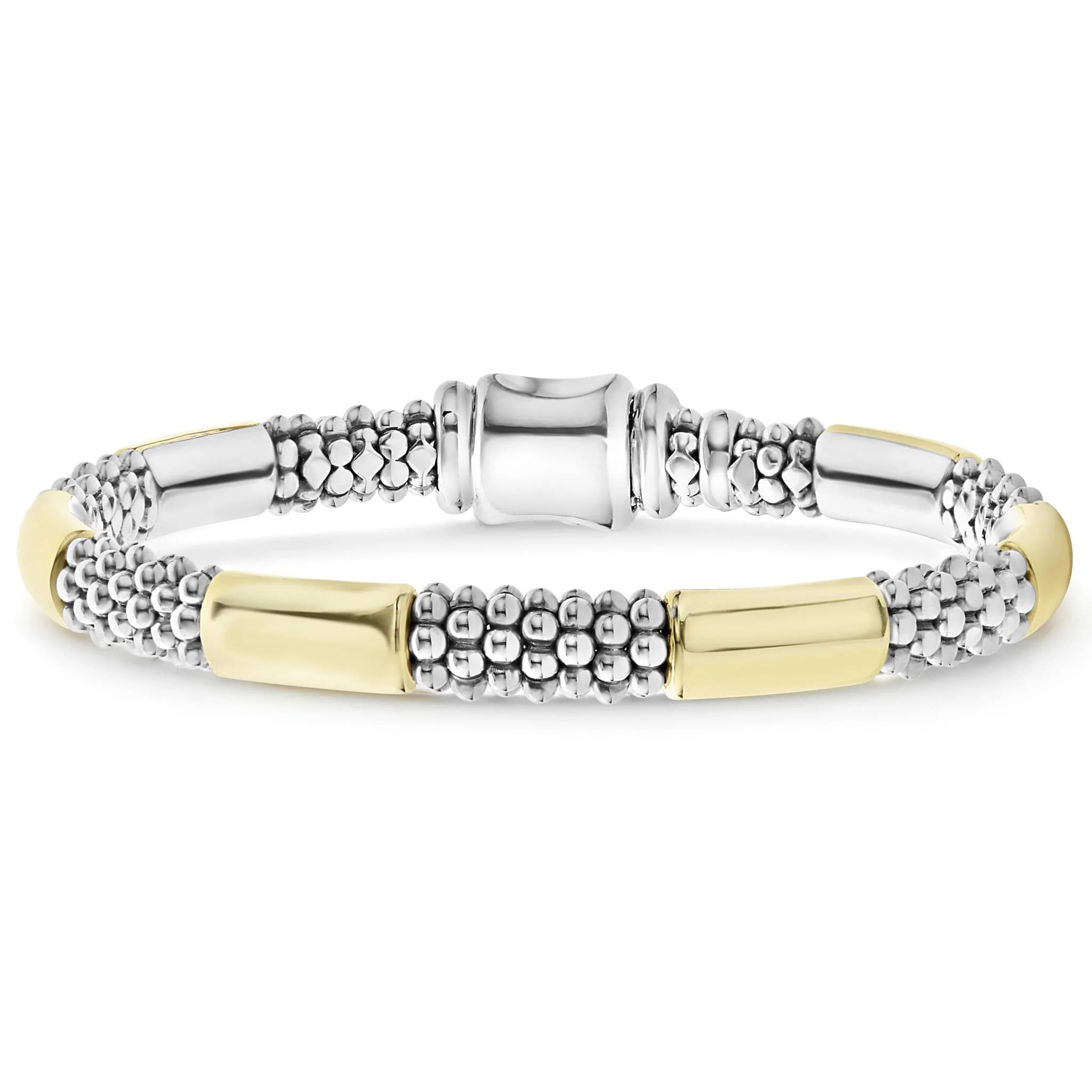 Fashion-Forward Jewelry At Incredible Prices Lagos High Bar Gold Station Caviar Bracelet