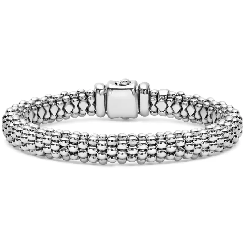 Affordable Luxury Jewelry For Every Occasion Lagos Signature Caviar 9mm Silver Caviar Bracelet