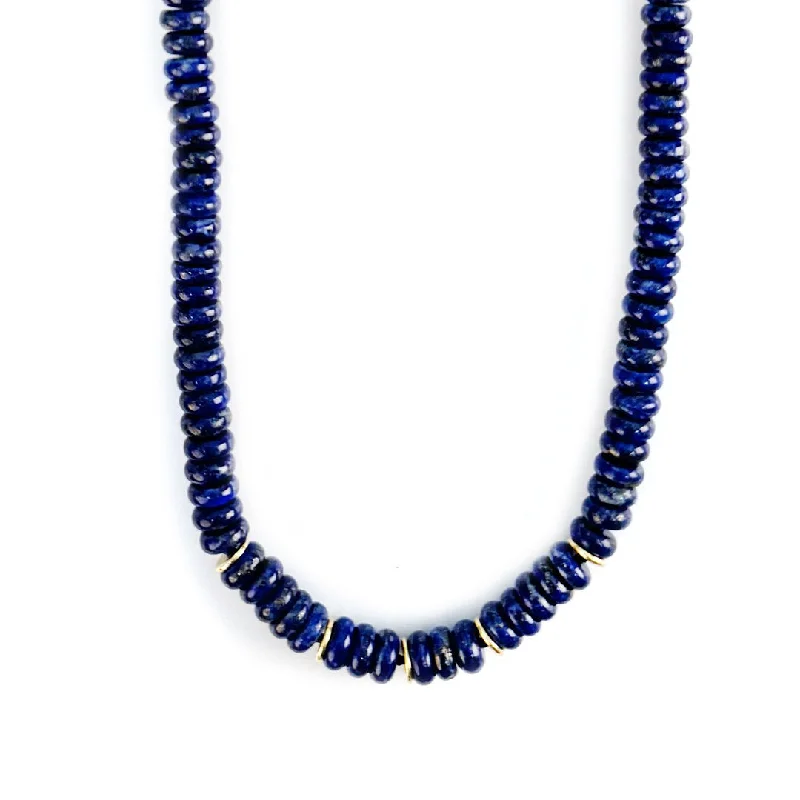 Buy More, Save More On Stunning Jewelry Pieces Lapis Bead Necklace