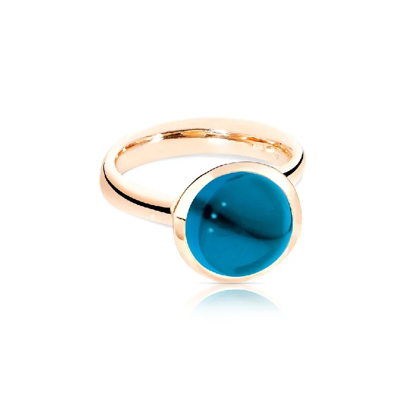 Personalized Jewelry At Special Discount Rates London Blue Topaz Cabbochon Ring