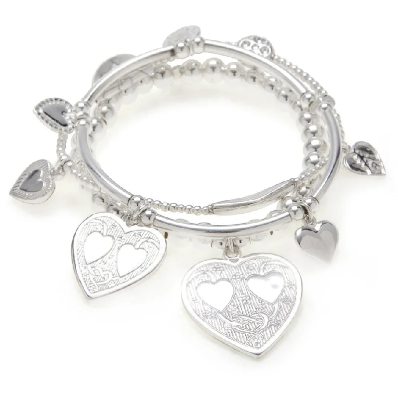 Personalized Jewelry Sale – Unique Gifts At Low Prices LOVE & CONNECTION 3-Stack in Sterling Silver