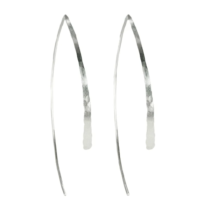 Timeless Beauty, Unbeatable Deals – Jewelry Sale On Large Sterling Silver "Wishbone" Earrings