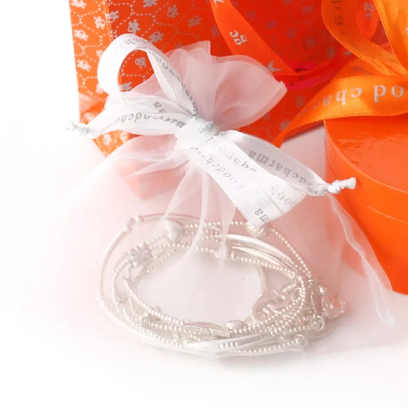 Dainty And Elegant Jewelry Now At Reduced Prices MESH GIFT BAG - WHTE