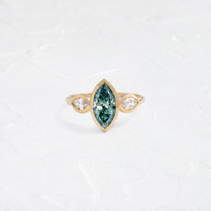 Final Call For Exquisite Jewelry At Reduced Rates Moonrise Ring, 1.29ct. Green Diamond