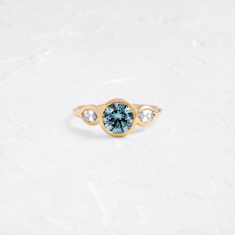 Stunning Jewelry Pieces At The Lowest Prices Ever Moonrise Ring, 1.3ct. Blue-Green Diamond