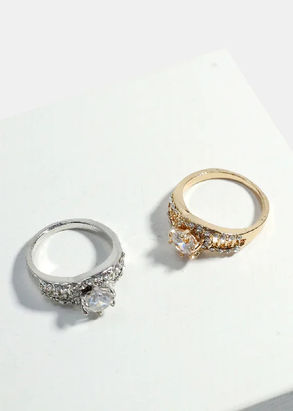 Grab Your Favorite Jewelry At The Lowest Prices Multi Rhinestone Ring